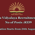 Kendriya Vidyalaya Recruitment 2018