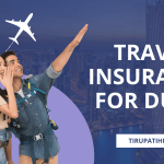 Traveler holding passport and boarding pass with travel insurance documents for Dubai trip