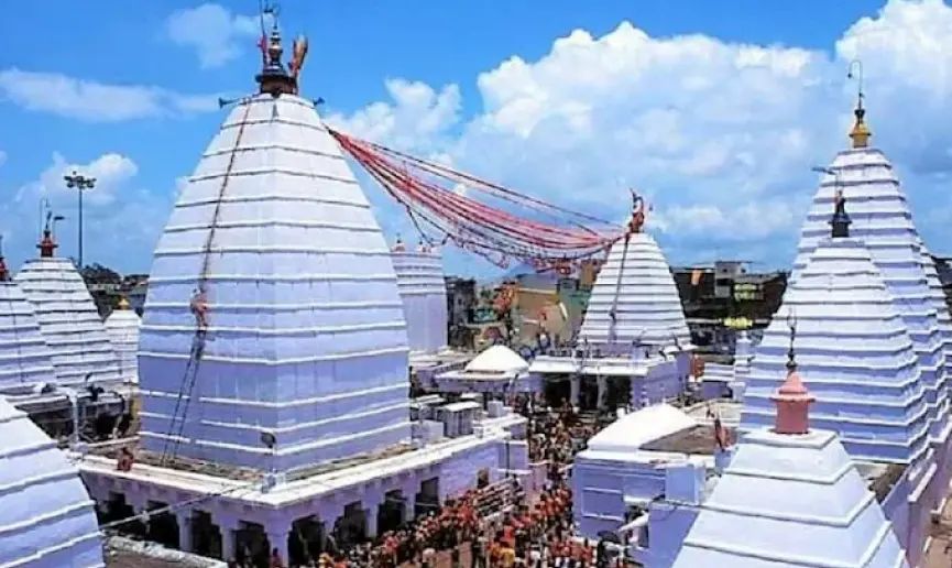 Baba Baidyanath Temple in Deoghar, Jharkhand, one of the twelve Jyotirlinga temples dedicated to Lord Shiva