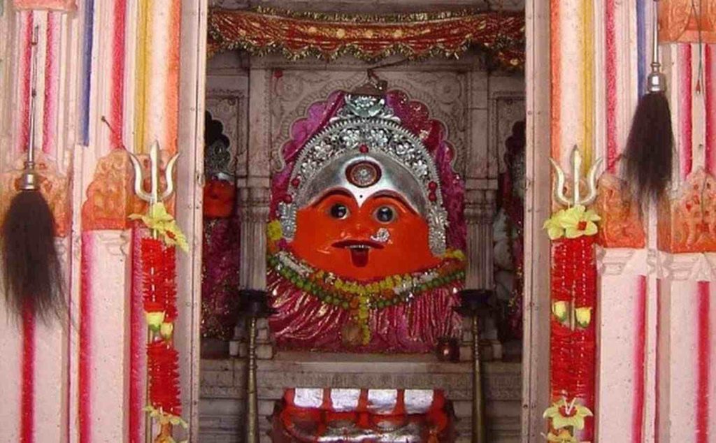 Avanti Shakti Peetha Ujjain Goddess Avanti Mahakali idol Bhairav Parvat temple