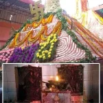 Mangla Gauri Shakti Peetha idol worship inside temple sanctum in Gaya Bihar