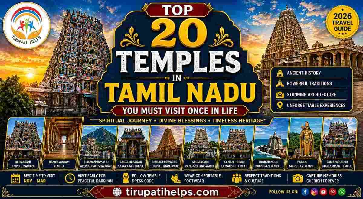 Top 20 Temples in Tamil Nadu You Must Visit Once in Life (2026 Guide)