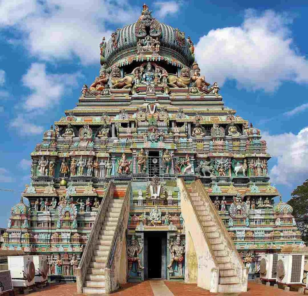 Ashtanga Vimana structure at Koodal Azhagar Temple Madurai