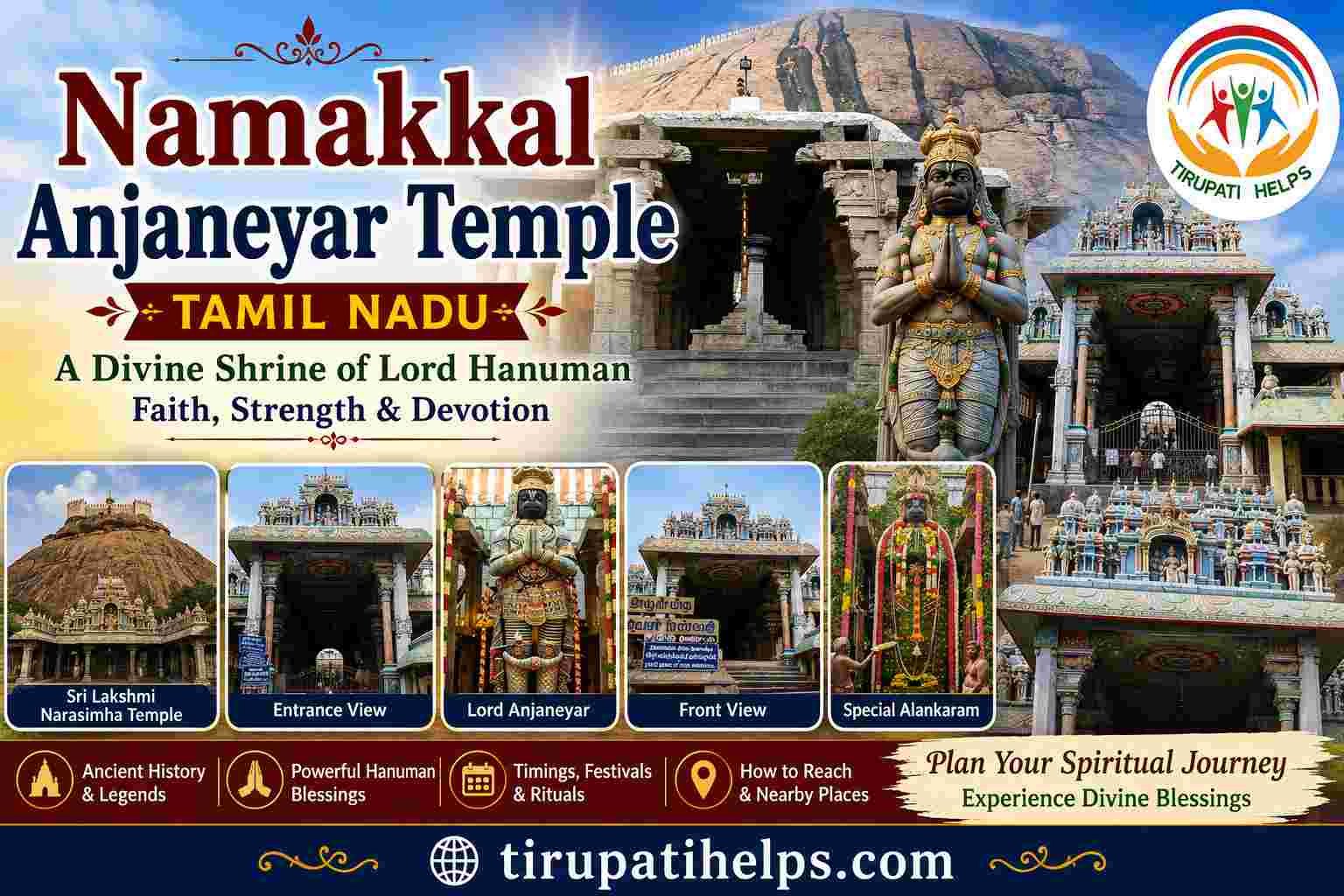 Namakkal Anjaneyar Temple, Tamil Nadu – Complete Travel Guide, Timings, History, Darshan & Visitor Tips (2026)